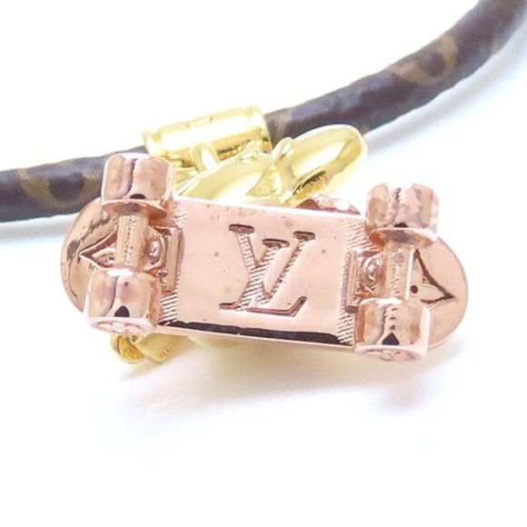 LOUIS VUITTON Brown Charm Bracelet - Picture 5 of 8